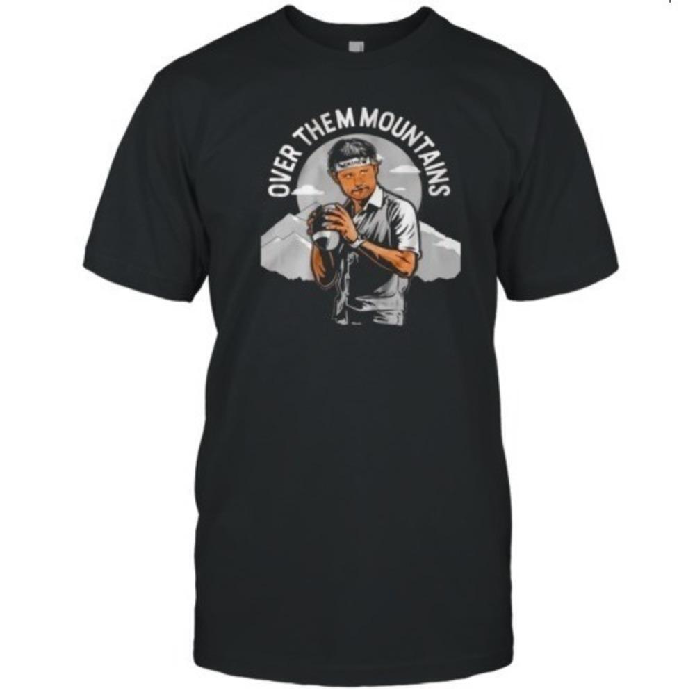 Over Them Mountains Gardner Minshew Raiders T-Shirt Football Fan Gift Tee